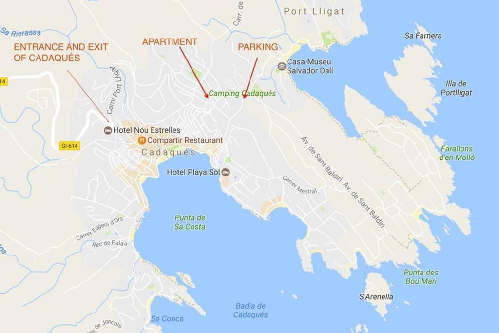 Apartamento Con Jardincito En El Centro De Cadaqués Exteriör bild